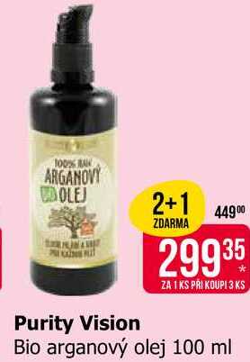 Purity Vision Bio arganový olej 100 ml