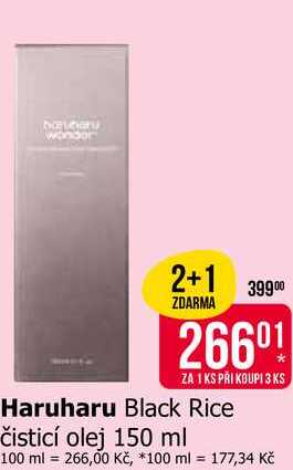 Haruharu Black Rice čisticí olej 150 ml 