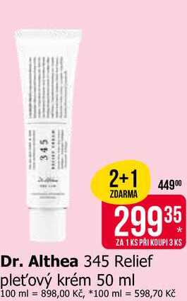 Dr. Althea 345 Relief pleťový krém 50 ml