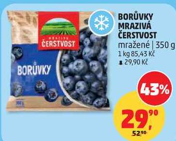 BORŮVKY MRAZIVÁ ČERSTVOS, 350 g