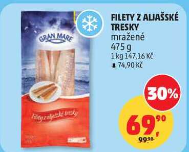 FILETY Z ALJAŠSKÉ TRESKY, 475g