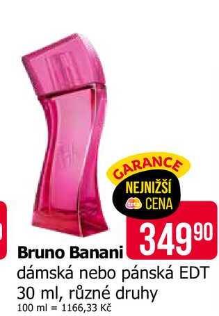 GBruno Banani dámská nebo pánská EDT 30 ml