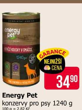 Energy Pet konzervy pro psy 1240 g