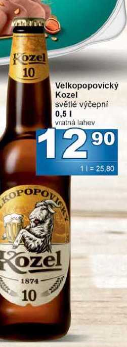 Velkopopovický Kozel světlé výčepní 0,5l