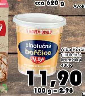 Alba Hořčice kremžská 400 g