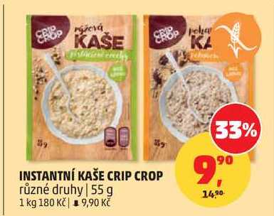 INSTANTNÍ KAŠE CRIP CROP, 55 g  