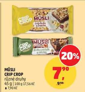 MÜSLI CRIP CROP, 45 g 