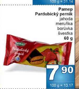 Pamep Pardubický perník jahoda meruňka borůvka švestka 60 g