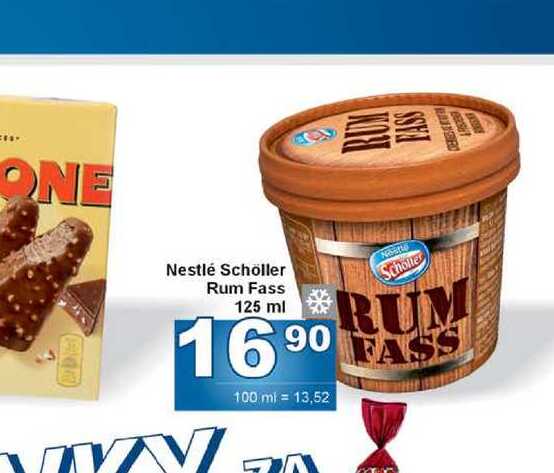 Nestlé Schöller Rum Fass 125 ml