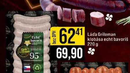Láďa Grileman klobása echt bavoriš 220g
