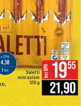 Saletti mini salám 125 g 