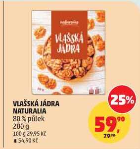 VLAŠSKÁ JÁDRA NATURALIA, 200 g  