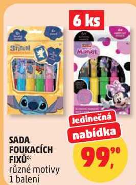 SADA FOUKACÍCH FIXŮ, 6 ks