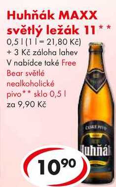 Huhňák MAXX světlý ležák 11, 0,5 l