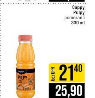 Cappy Pulpy pomeranč 330 ml