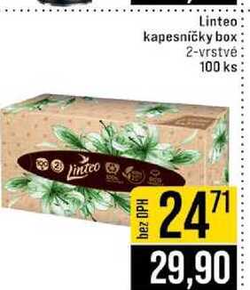 Linteo kapesníčky box 2-vrstvé 100 ks