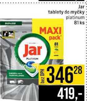 Jar tablety do myčky platinum 81 ks
