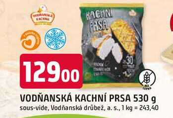VODŇANSKÁ KACHNÍ PRSA 530 g sous-vide