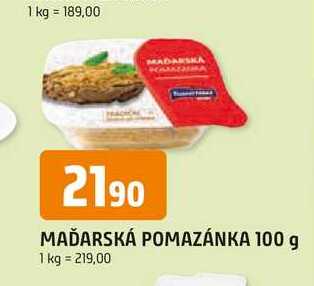 MAĎARSKÁ POMAZÁNKA 100 g
