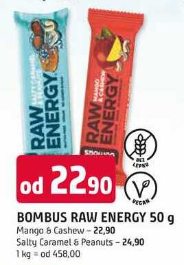 BOMBUS RAW ENERGY 50 g