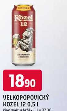 VELKOPOPOVICKÝ KOZEL 12 0,5 L