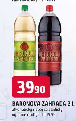 BARONOVA ZAHRADA 2l