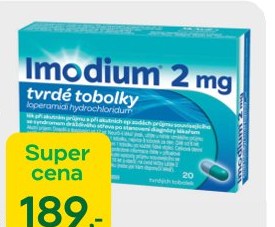 IMODIUM® 2 mg 20 tvrdých tobolek