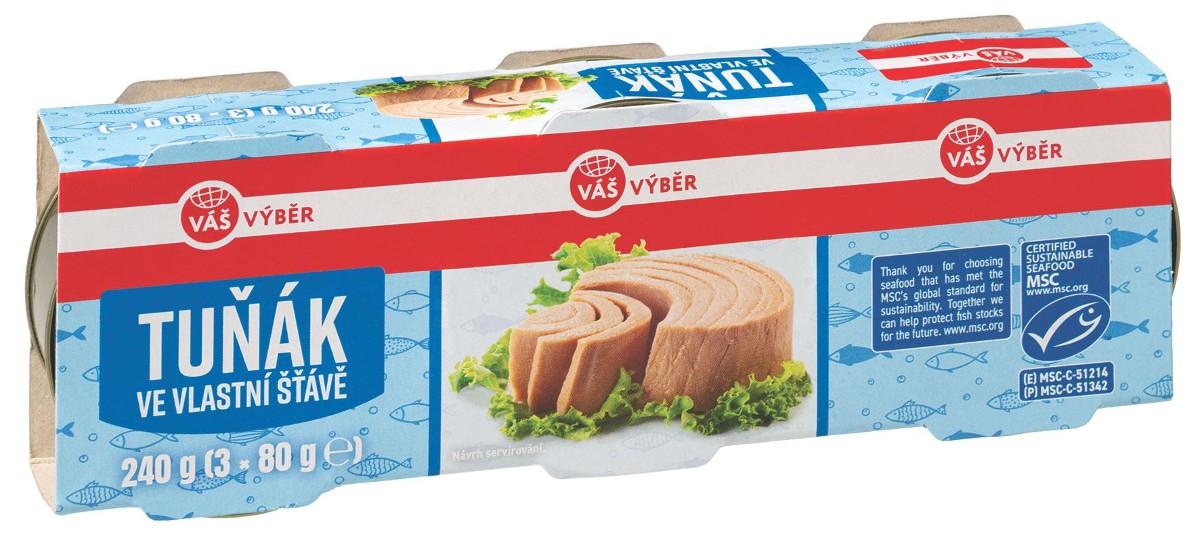 VÁŠ VÝBĚR Tuňák, 168 g