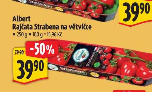 Albert Rajčata Strabena na větvičce 250 g