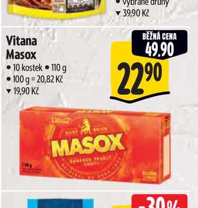 Vitana Masox 10 kostek  110 g  