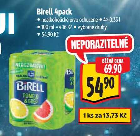 Birell 4× 0,33 l