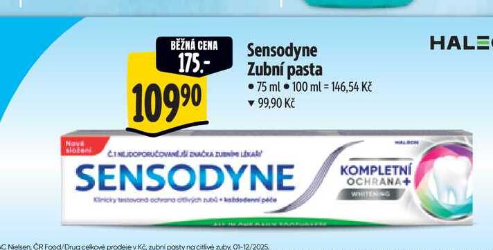 Sensodyne Zubní pasta 75 ml
