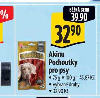 Akinu Pochoutky pro psy 75 g