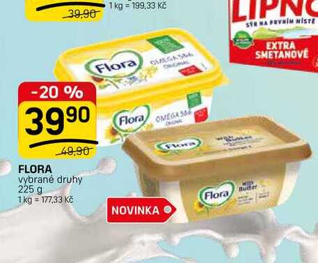 FLORA vybrané druhy 225 g