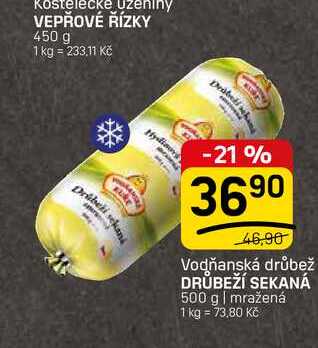 DRŮBEŽÍ SEKANÁ 500 g | mražená
