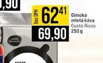 Gimoka mletá káva Gusto Ricco 250 g