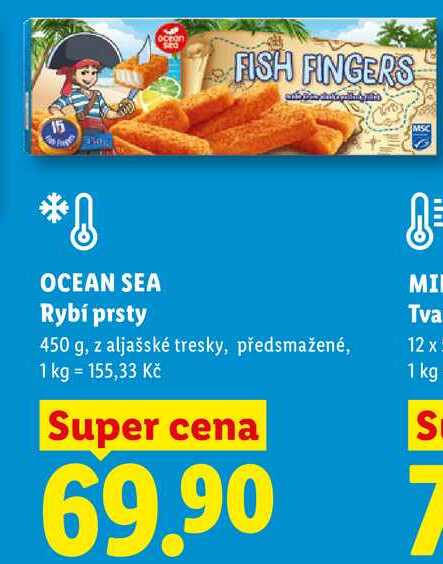 OCEAN SEA Rybí prsty, 450 g