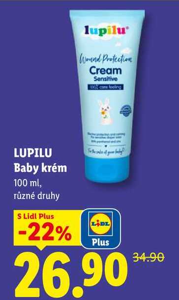 LUPILU Baby krém, 100 ml