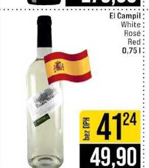 El Campil White Rose Red 0,75l