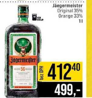 Jäegermeister Original 35% Orange 33% 1l