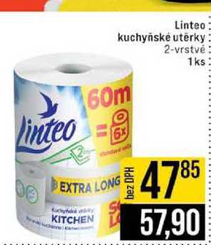Linteo kuchyňské utěrky 2-vrstvé 1ks