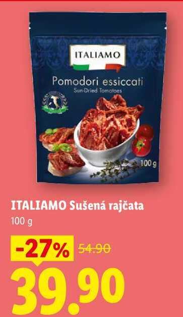 ITALIAMO Sušená rajčata, 100 g 