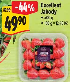 Excellent Jahody, 400 g