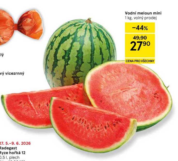 Vodní meloun mini, 1 kg 