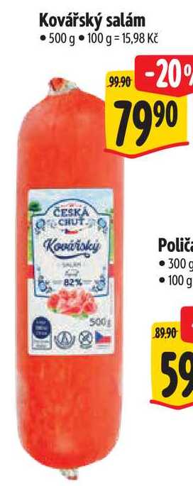 Kovářský salám, 500 g