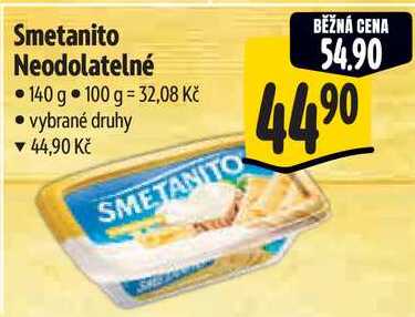 Smetanito Neodolatelné, 140 g