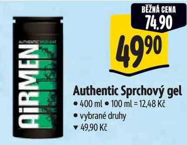 Authentic Sprchový gel, 400 ml