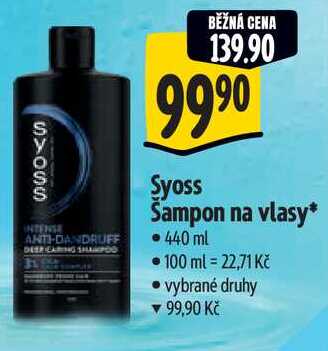 Syoss Sampon na vlasy, 440 ml