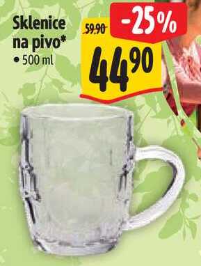 Sklenice na pivo, 500 ml