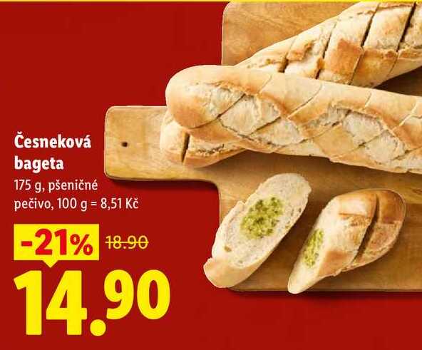 Česneková bageta, 175 g